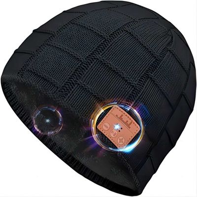 Aprecie a música mantêm Bluetooth morno Beanie Hat For Driving Climbing Skinng
