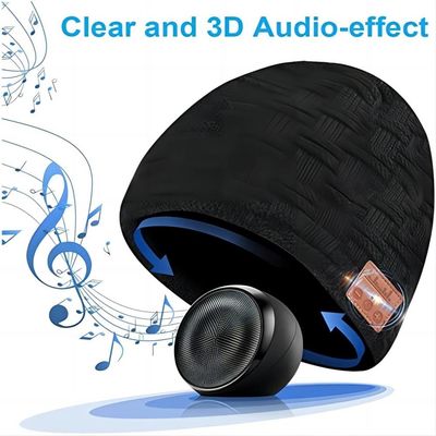 Oradores duplos de alta fidelidade de esqui de Beanie Hat With Bluetooth da música sem fio
