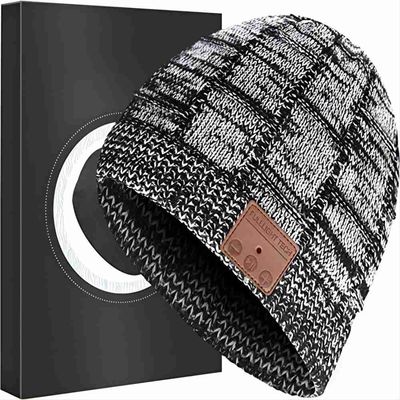 O rádio Beanie Headset esperto do tampão do inverno da malha 24 horas joga o alto-falante estéreo do tempo HD
