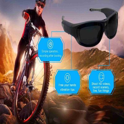 Óculos de sol video completos de HD 1080P Bluetooth com a lente UV polarizada da segurança da proteção