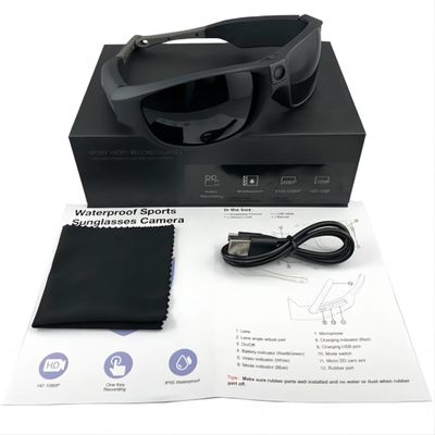 vidros espertos Wearable de 1080P HD Bluetooth para a tomada da foto da gravação de vídeo das mulheres dos homens