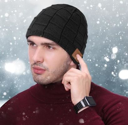 Beanie de Bluetooth para o chapéu de Bluetooth dos homens, presentes dos homens, presentes da tecnologia do Natal de Beanie Hat Black Headphones Unique das mulheres