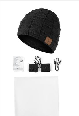 Beanie de Bluetooth para o chapéu de Bluetooth dos homens, presentes dos homens, presentes da tecnologia do Natal de Beanie Hat Black Headphones Unique das mulheres