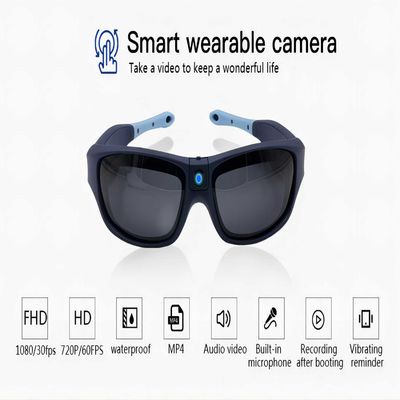 espetáculos video da ação 1080P com lente plástica e dimensões de 14cm x de 5cm x de 4cm
