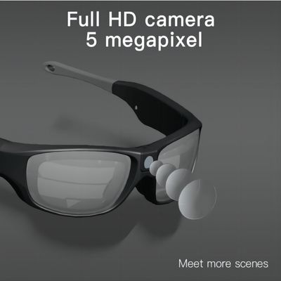 óculos de sol video de 5.0M HD Mountaineering Sport Action Vlogging com controlo a distância