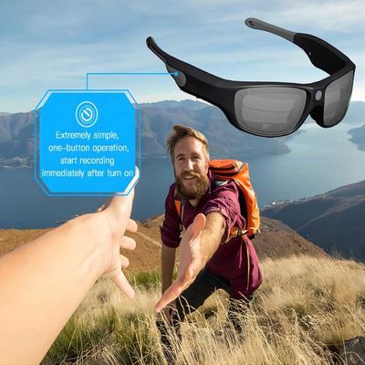 Óculos de sol video do esporte IPX55 impermeável para dar um ciclo, alpinismo, montada, correndo