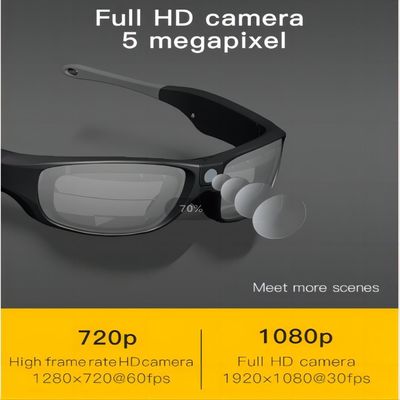 Óculos de sol video do esporte IPX55 impermeável para dar um ciclo, alpinismo, montada, correndo