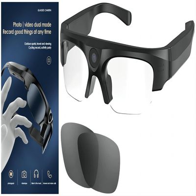Óculos de sol video Biking de corrida de Bluetooth da gravação do laço com música aberta da orelha