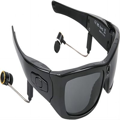 gravação video dos óculos de sol de 720p Bluetooth para esportes exteriores de passeio Trekking do golfe