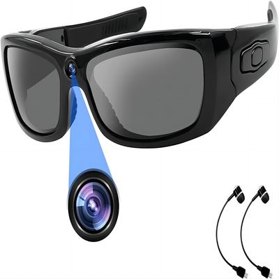 Câmera de corrida dos óculos de sol da maratona G4F 1080P Bluetooth da fuga com música, telefone chamada