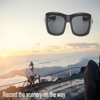 Câmera de corrida dos óculos de sol da maratona G4F 1080P Bluetooth da fuga com música, telefone chamada