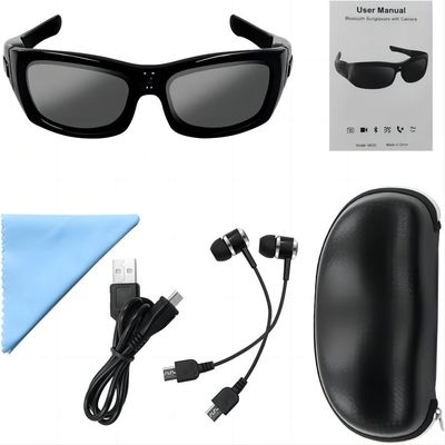 Os óculos de sol de escalada da câmera da snowboarding 1080P Bluetooth conectam com a tabuleta do telefone