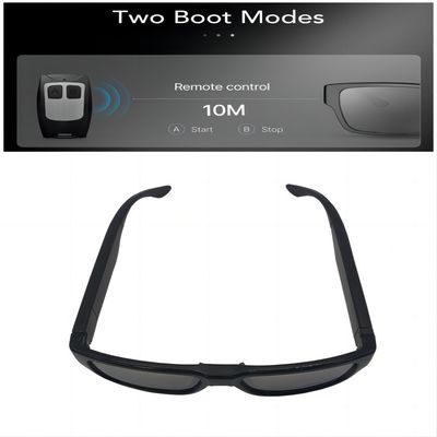 Controlador remoto Spy Video Sunglasses com gravação de vídeo das imagens da tomada