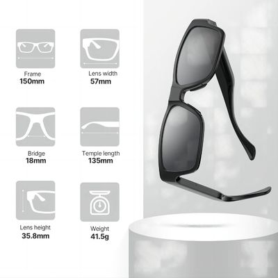 Controlador remoto Spy Video Sunglasses com gravação de vídeo das imagens da tomada