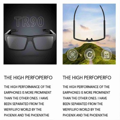 Sunglcasses escondido G2-64G com o ângulo 80° que grava a câmara de vídeo Wearable do corpo