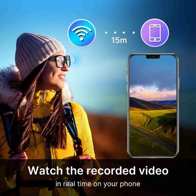 câmara de vídeo Wearable video dos vidros G5 de 1080P Wifi para na coleção da evidência do local