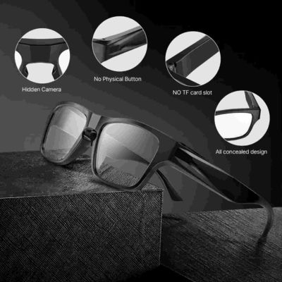 câmara de vídeo Wearable video dos vidros G5 de 1080P Wifi para na coleção da evidência do local