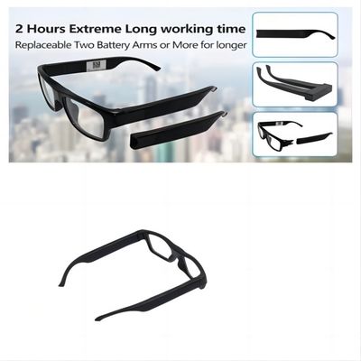 Câmara de segurança exterior 1080P HD 80°Angle dos óculos de sol do Smart Camera de WiFi para a fiscalização