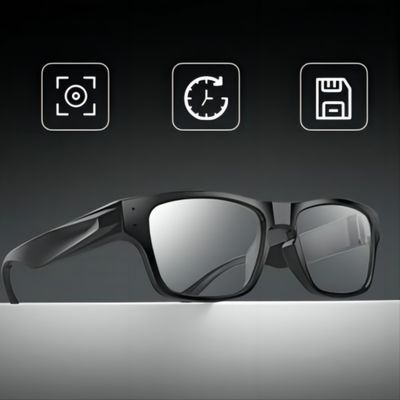 Gravação de vídeo do software de WiFi Mini Smart Camera Sunglasses With APP