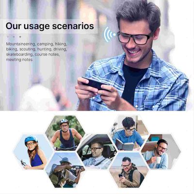 Vidros video de WiFi dos vidros Wearable completos de 1080P Smart para Trekking esportes exteriores