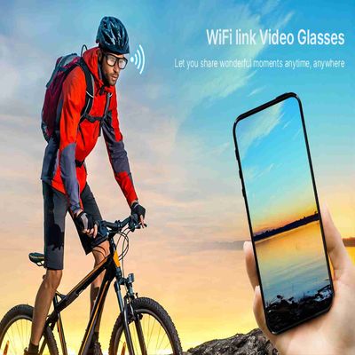 Vidros video de WiFi dos vidros Wearable completos de 1080P Smart para Trekking esportes exteriores