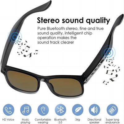 Óculos de sol video de G6 Bluetooth para a proteção das mulheres UV400 dos homens