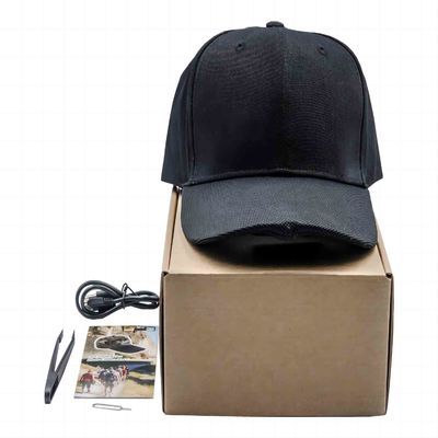 câmera incorporado escondida QHD do corpo da polícia 1000mah do tampão de 1296P CameraBaseball