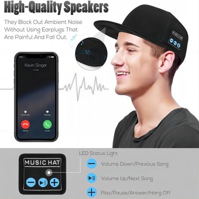Lavagem da mão do orador audio móvel do tampão dos esportes do bluetooth e ajustável removíveis para o basebol, patim, biking