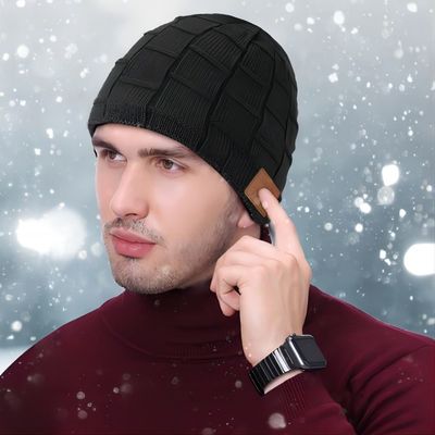 Música mão-livre da tecnologia de Bluetooth do rádio do chapéu 5,0 do Beanie de Bluetooth que joga para esportes de inverno