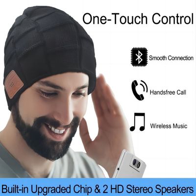 Música mão-livre da tecnologia de Bluetooth do rádio do chapéu 5,0 do Beanie de Bluetooth que joga para esportes de inverno