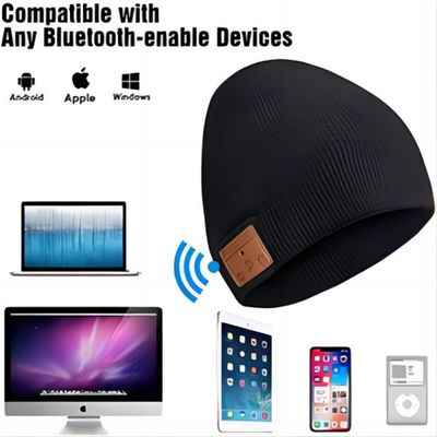 Chapéu sem fio do Beanie B5 com o bluetooth, os telefonemas Mão-livres &amp; a música jogando com calor para homens, esportes de inverno das mulheres