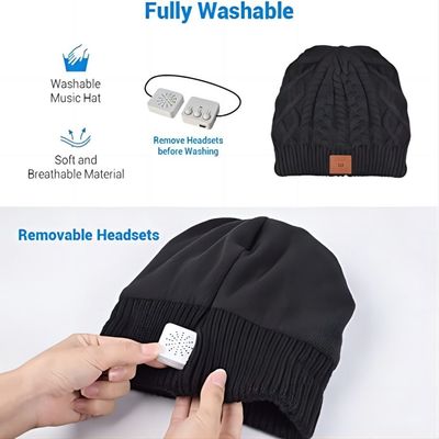 Oradores sem fio de Bluetooth Beanie Hat With HD dos telefonemas do orador, presentes