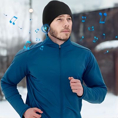 telefonemas Mão-livres da câmera B5 do chapéu do Beanie de Bluetooth da Multi-função/música/calor/gravação para a caça do inverno, correndo