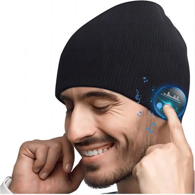 Homens de esqui de passeio de corrida de Bluetooth Beanie Hat Christmas Gifts For, mulheres, crianças