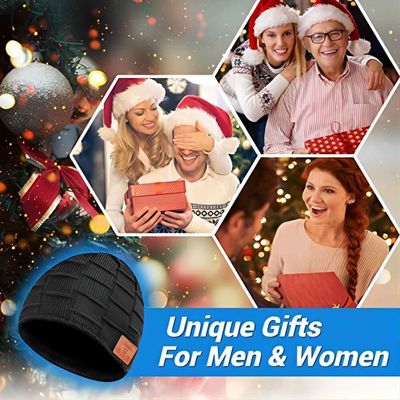 Apreciação dupla da música dos oradores de B5 Bluetooth 5,0 Beanie Hat With Wireless Headphone