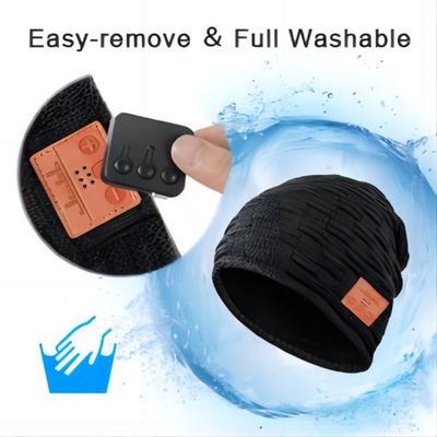 Oradores duplos de alta fidelidade de esqui de Beanie Hat With Bluetooth da música sem fio