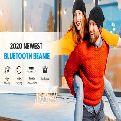 B5 música Beanie Hat com bluetooth, equipamento sem fio do calor do orador do bluetooth para escalar, Biking.