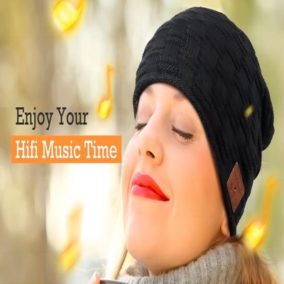 B5 música Beanie Hat com bluetooth, equipamento sem fio do calor do orador do bluetooth para escalar, Biking.