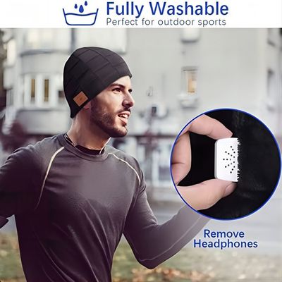 Chapéu da música de Viview com o chapéu ajustável do vioce do orador do bluetooth do bluetooth que armazena presentes dos stuffers para os homens das mulheres adolescentes