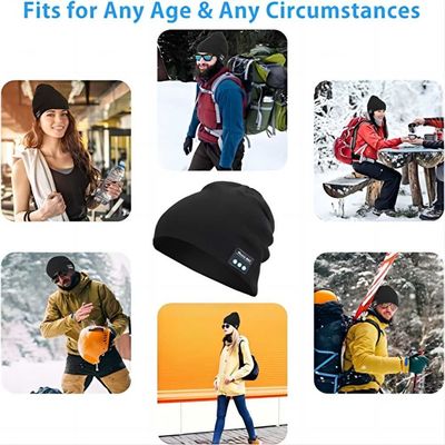 Viview Bluetooth Beanie Hat, aprecia o telefone mão-livre do music&amp; falando, armazenando os presentes dos Stuffers para esportes da maratona, acampando
