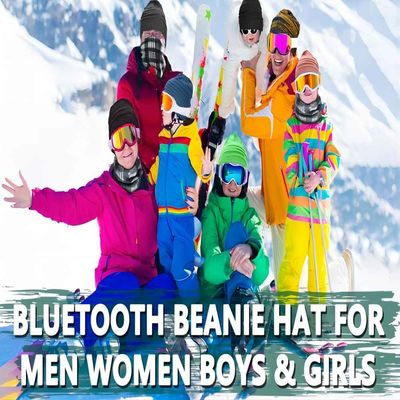 Beanie Hat sem fio unisex com os chapéus sem fio de empacotamento excelentes do inverno tampa o chapéu Beanie Winter Knite Cap da música