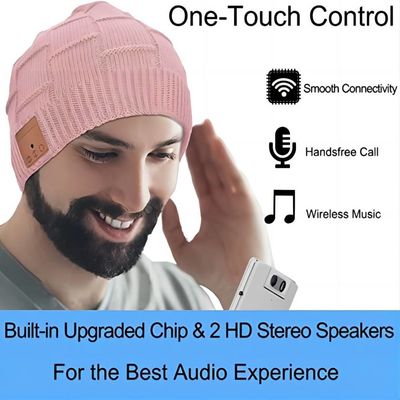 Chapéu do Beanie da música, presentes para homens, mulheres, meninos adolescentes, menina adolescente, Stuffer original Mens Womens Him da meia do Natal da tecnologia