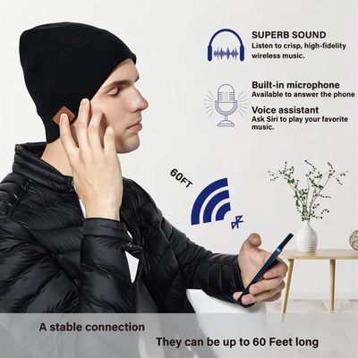 Amigo de menino da namorada de Bluetooth Beanie Hat For Father Monther dos presentes da tecnologia do Natal