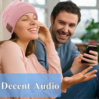 Fones de ouvido Bluetooth Beanie Hat Music Listening Warm de Wrieless Windproof