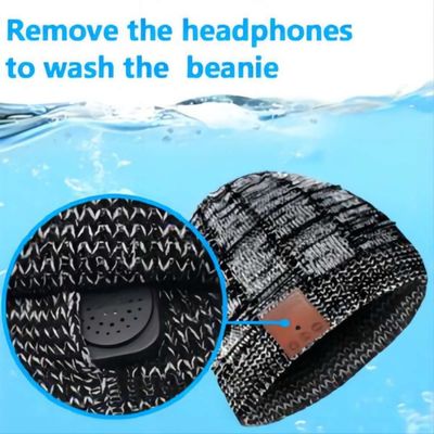 inverno, caminhando, escalando, Bluetooth movimentando-se Beanie Hat With Wireless Headset BT5.0
