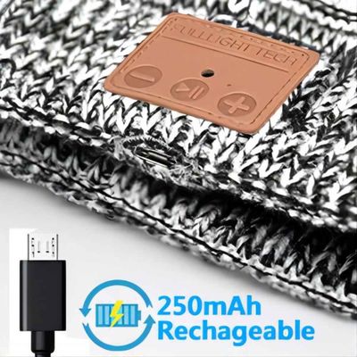 inverno, caminhando, escalando, Bluetooth movimentando-se Beanie Hat With Wireless Headset BT5.0