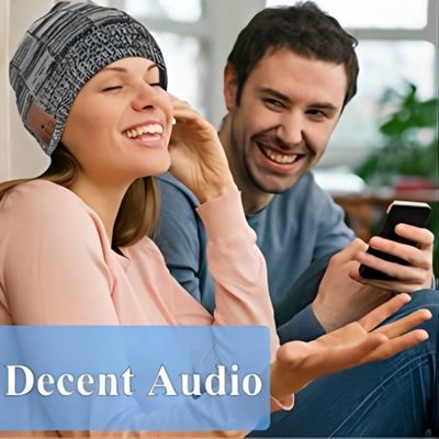 inverno, caminhando, escalando, Bluetooth movimentando-se Beanie Hat With Wireless Headset BT5.0