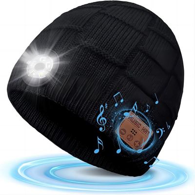 Mulheres dos homens ele seus presentes dos Stuffers de Beanie Novelty Headwear Christmas Stocking do chapéu de Bluetooth
