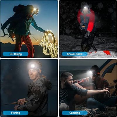 Farol do diodo emissor de luz de Bluetooth Beanie Hat With da bateria recarregável para o ciclismo Biking de caminhada de escalada