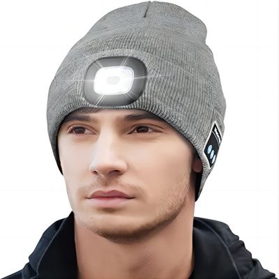 Tempo do jogo do chapéu 12hours dos fones de ouvido de Bluetooth da malha do diodo emissor de luz construído no microfone